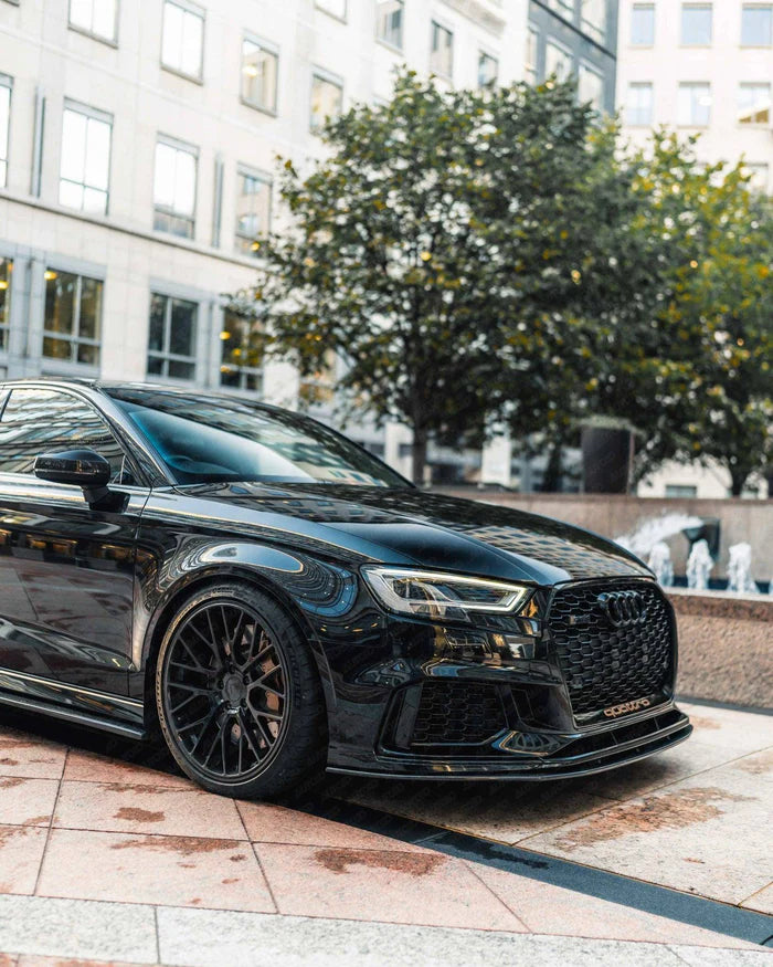 Carbon Fibre Front Splitter for Audi RS3 (2017-2020, 8V LCI) - Reinhart Autohaus