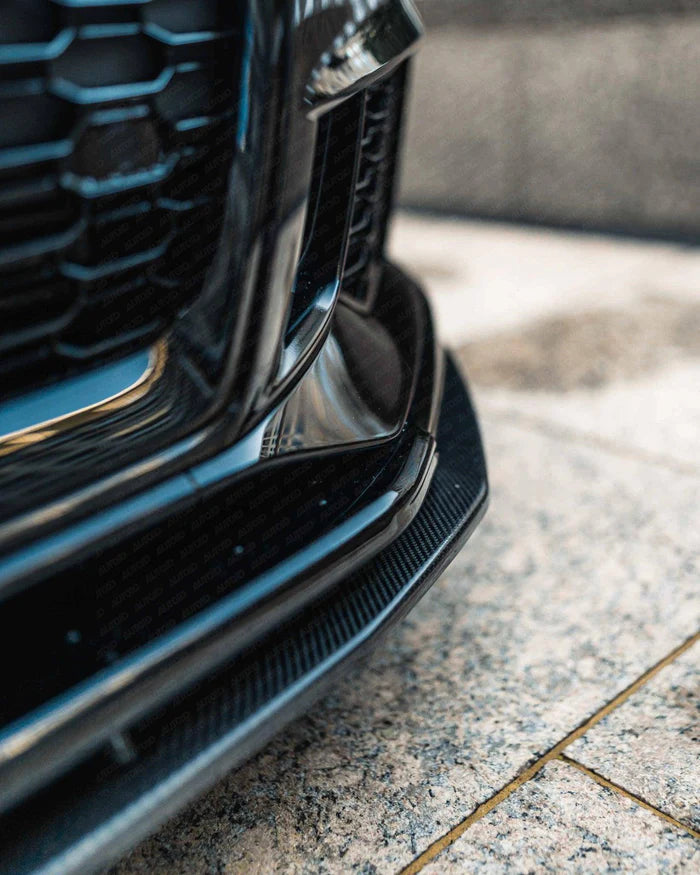 Carbon Fibre Front Splitter for Audi RS3 (2017-2020, 8V LCI) - Reinhart Autohaus