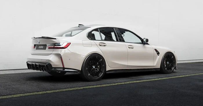 BMW M3 G80 G81 & M4 G82 G83 EVO-S Gloss Black Rear Diffuser by ZAERO (2021+) - Reinhart Autohaus