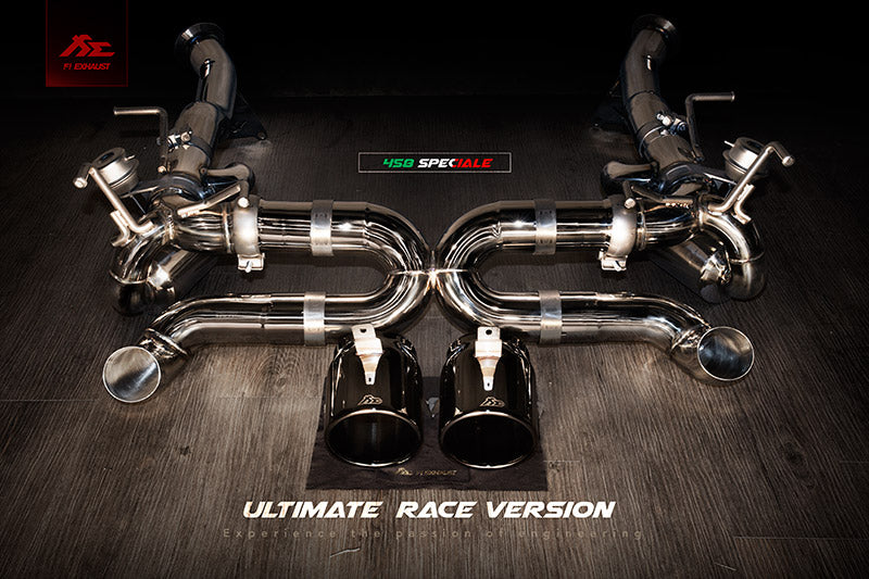 Ferrari 458 speciale speciale a 2013 2015 valvetronic muffler d