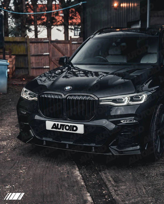 Gloss Black Competition Front Splitter for BMW X7 (2018+, G07) - Reinhart Autohaus
