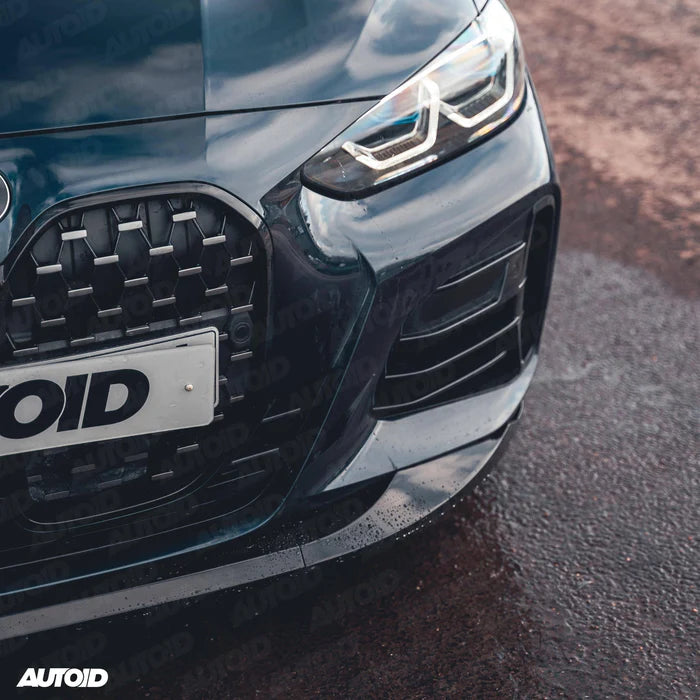 Gloss Black Performance Front Splitter for BMW 4 Series (2020+, G22 G23) - Reinhart Autohaus