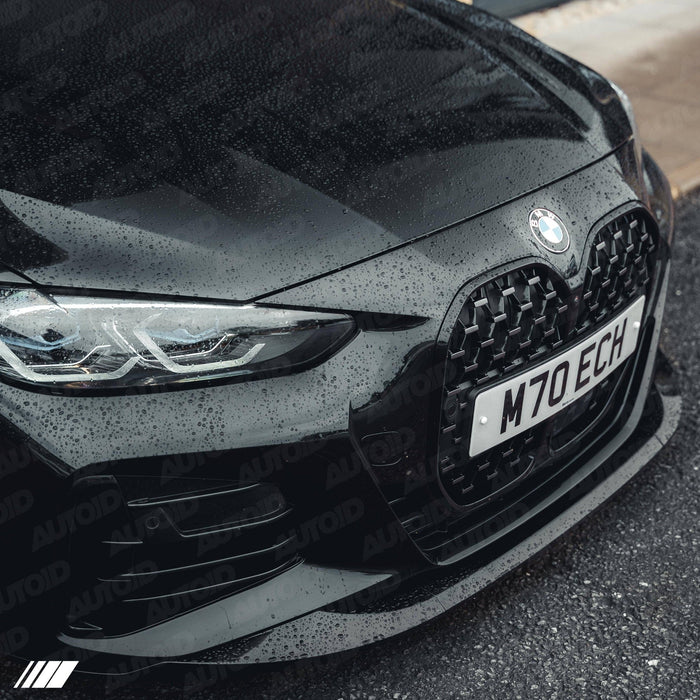 Gloss Black Performance Front Splitter for BMW 4 Series (2020+, G22 G23) - Reinhart Autohaus