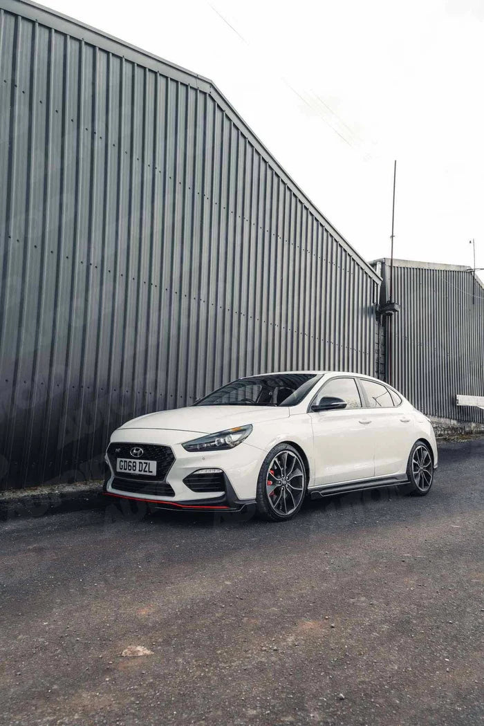 Hyundai i30 N Pre-Facelift EVO-1 Gloss Black Front Splitter by ZAERO (2018-2020) - Reinhart Autohaus