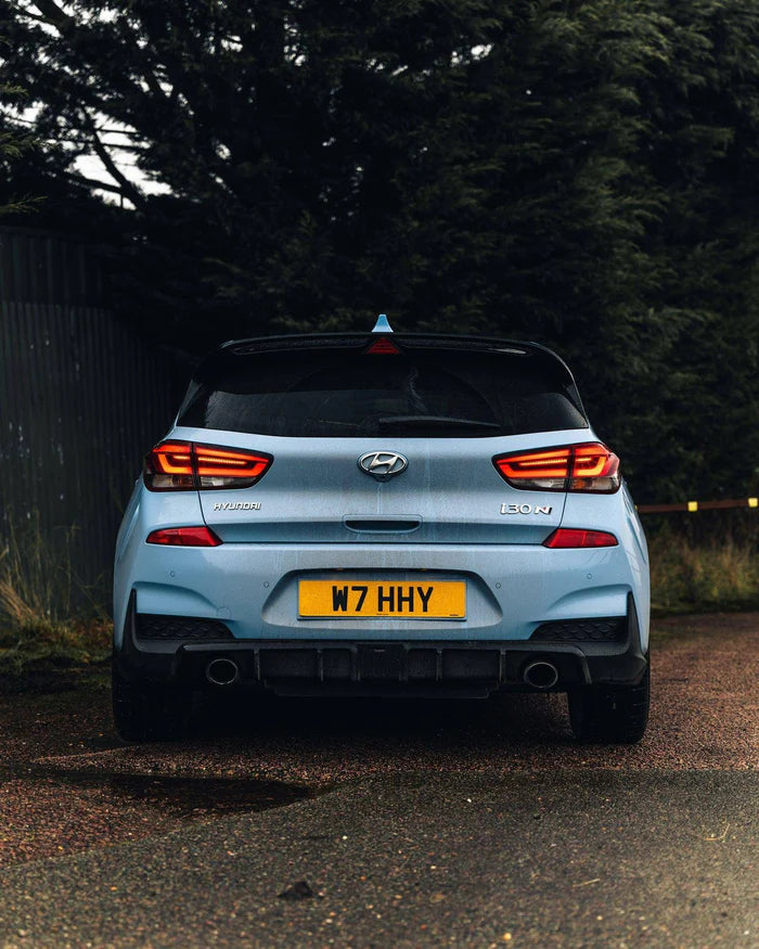 Hyundai i30 N Pre-Facelift EVO-1 Gloss Black Rear Diffuser by ZAERO (2018-2020) - Reinhart Autohaus