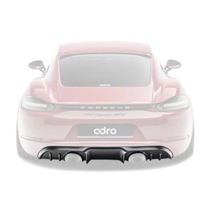 Porsche 718 Pre-Preg Carbon Fibre Rear Diffuser by ADRO - Reinhart Autohaus