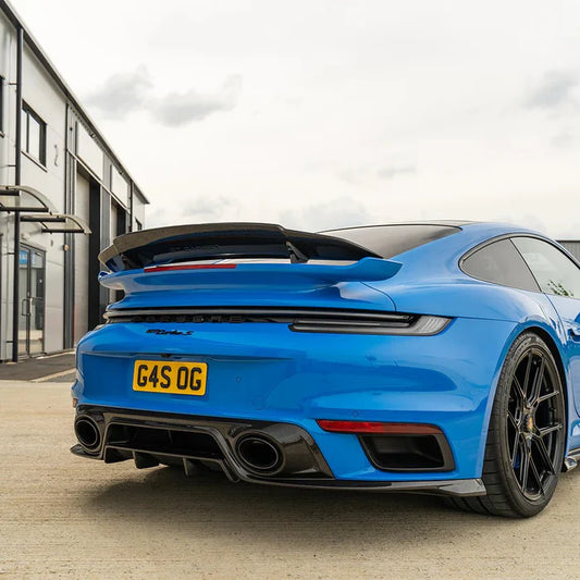 Porsche 911 (992) Turbo S Pre-Preg Carbon Fibre Rear Diffuser (2020+) - Reinhart Autohaus
