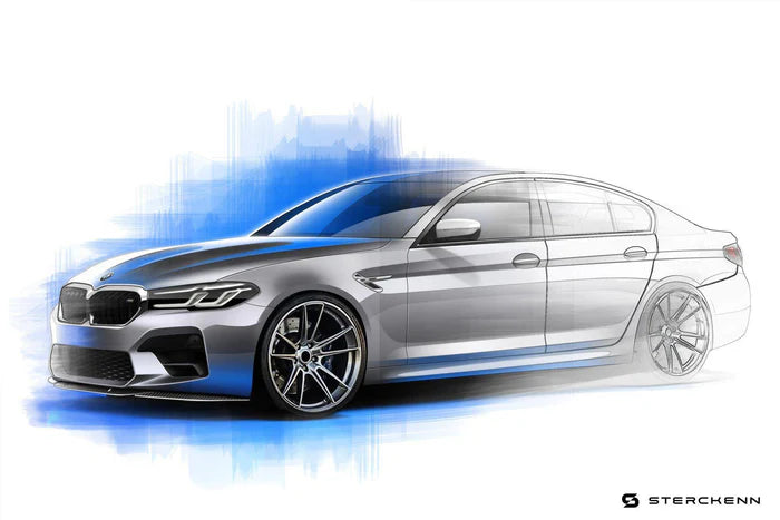 BMW M5 F90 LCI Carbon Fibre Front Lip by Sterckenn (2020-2023) - Reinhart Autohaus