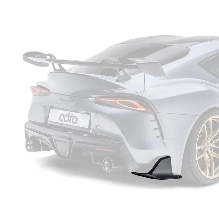 Toyota GR Supra A90 Mk5 Carbon Fibre Rear Winglets by Adro (2019+) - Reinhart Autohaus