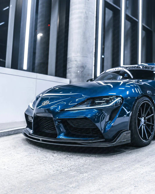 Toyota Supra Mk5 Carbon Fibre ID-01 Front Splitter (2019+) - Reinhart Autohaus