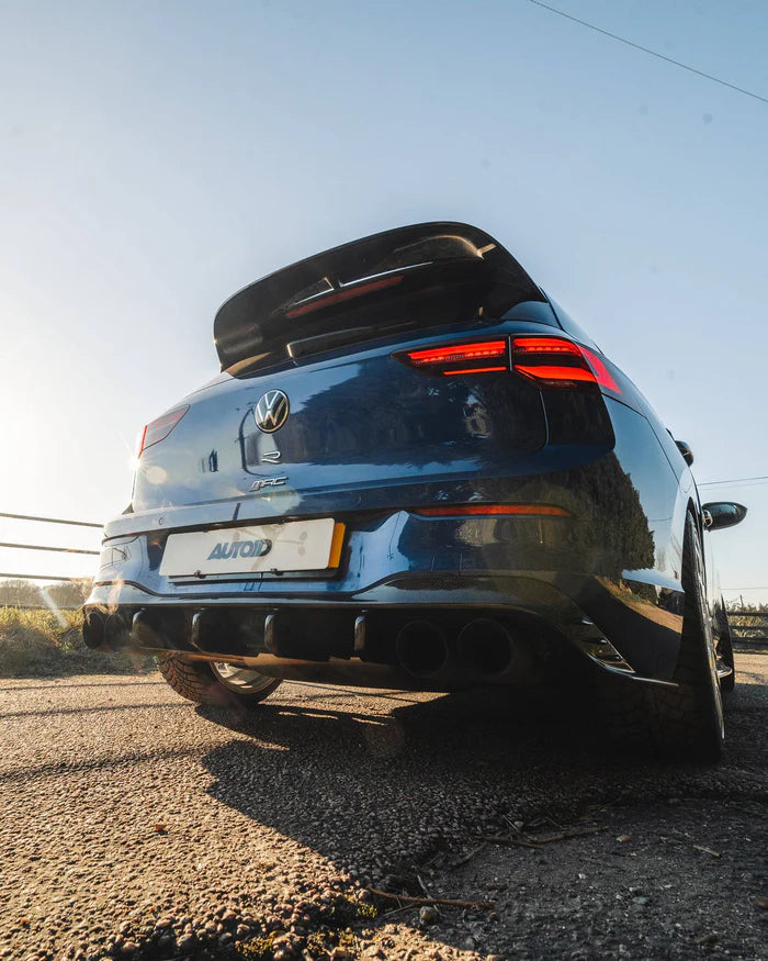 Volkswagen Golf R Mk8 & Mk8.5 Carbon Fibre ID-01 Rear Diffuser (2020+) - Reinhart Autohaus
