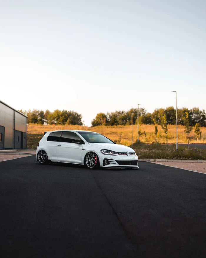 VW Golf GTI & Golf GTD Mk7.5 EVO-1 Gloss Black Front Splitter by ZAERO (2017-2020) - Reinhart Autohaus