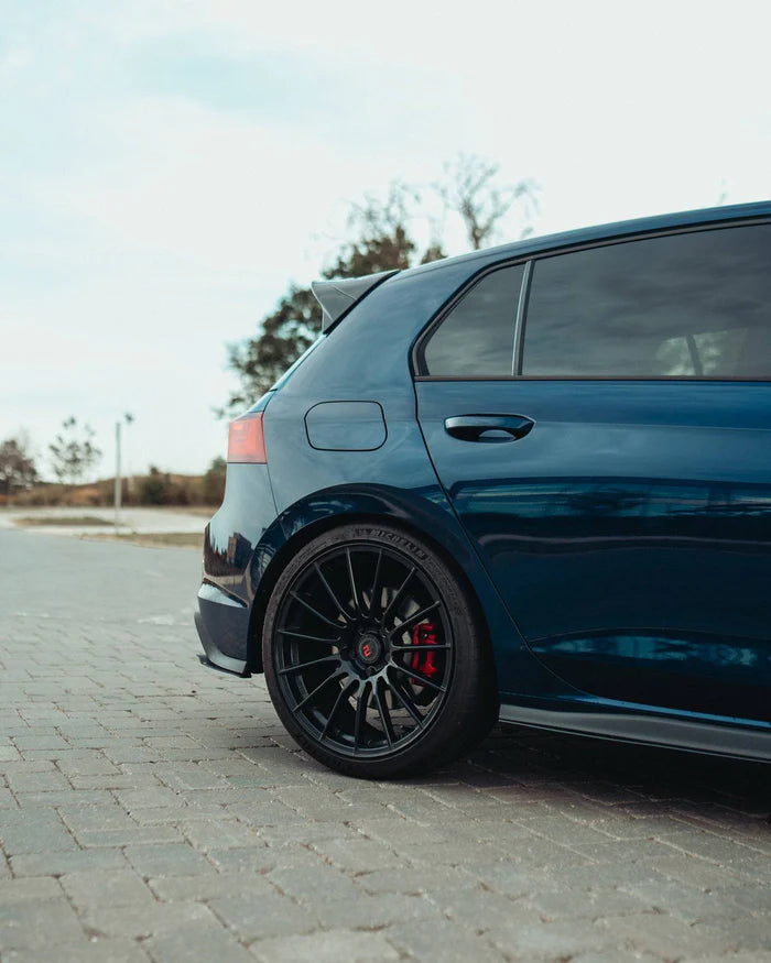 VW Golf GTI Mk8 & Mk8.5 Gloss Black Side Skirts (2019+) - Reinhart Autohaus