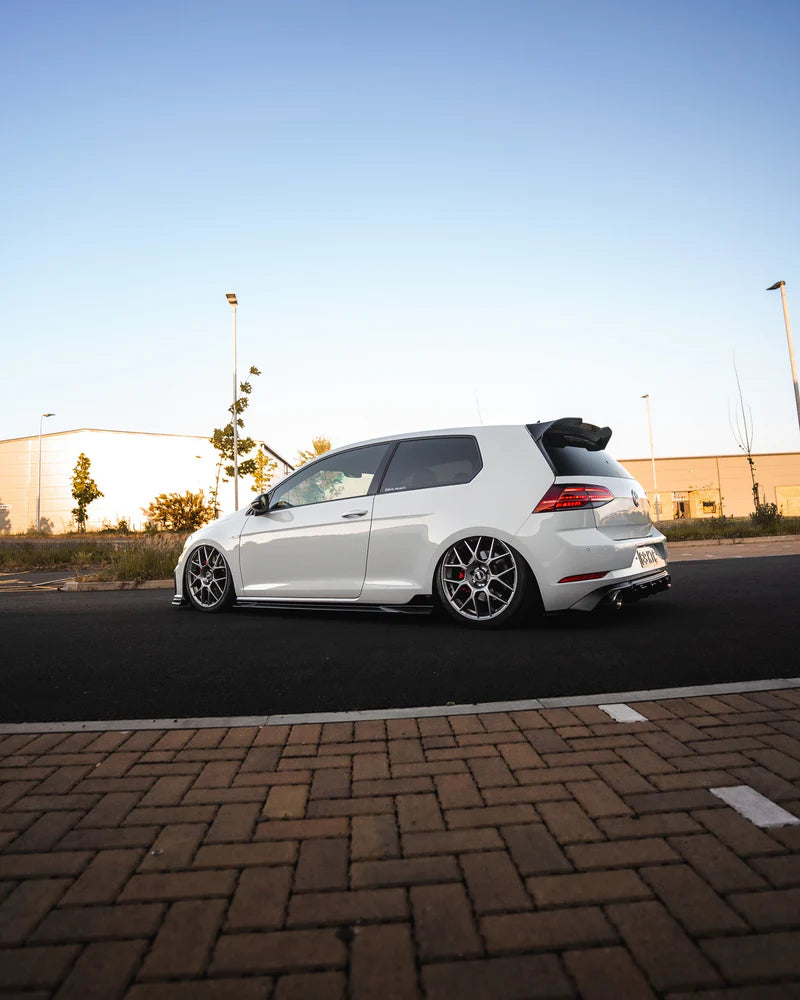 VW Golf, Golf GTI & Golf R Mk7 / Mk7.5 EVO-1 Gloss Black Side Skirts by ZAERO (2014-2020) - Reinhart Autohaus