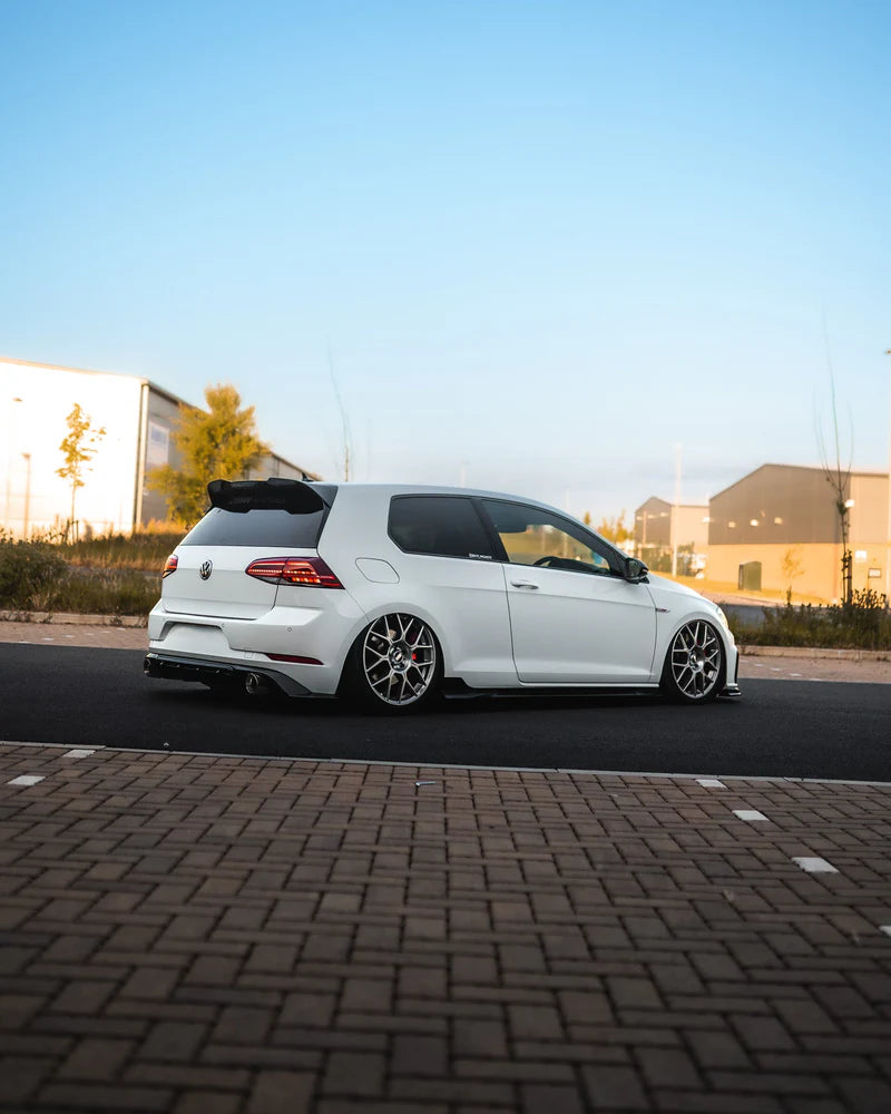VW Golf, Golf GTI & Golf R Mk7 / Mk7.5 EVO-1 Gloss Black Side Skirts by ZAERO (2014-2020) - Reinhart Autohaus