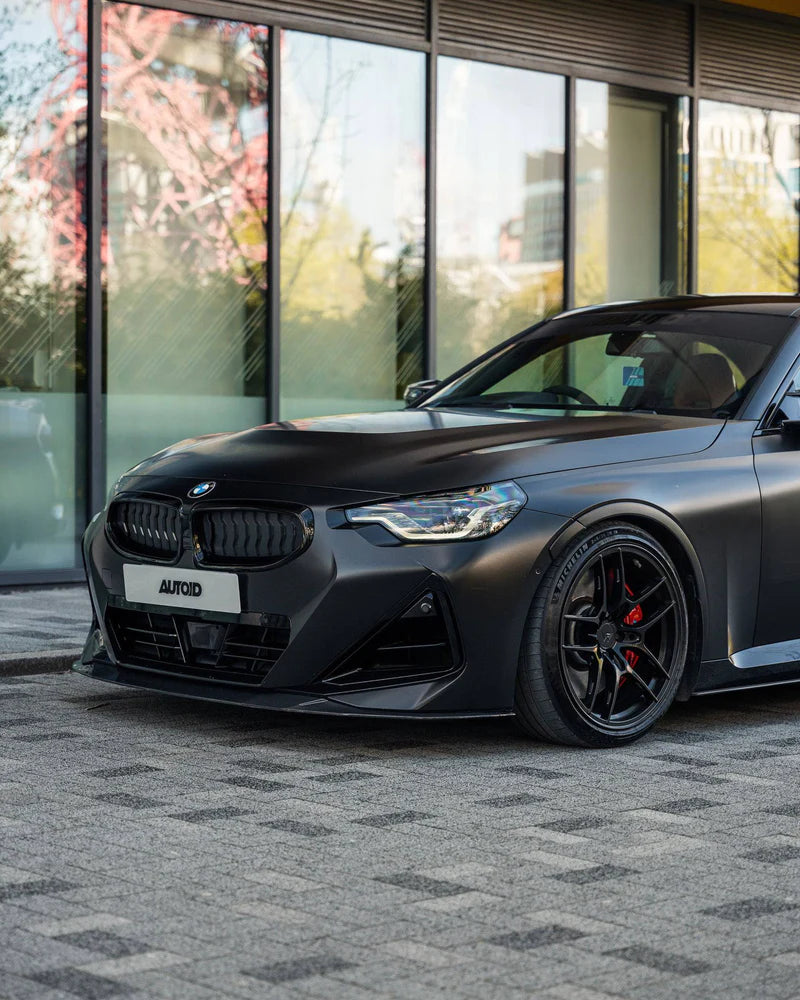 BMW 2 SERIES M SPORT & M240I G42 PRE-PREG CARBON FIBRE ID-01 FRONT SPLITTER BY TRE (2021 + ) - Carbon Splitter