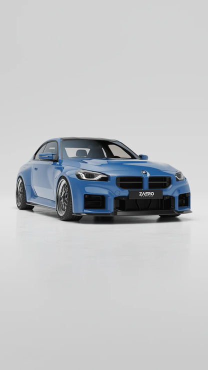 BMW M2 G87 EVO-S Gloss Black Front Lip by ZAERO (2023+) - Reinhart Autohaus