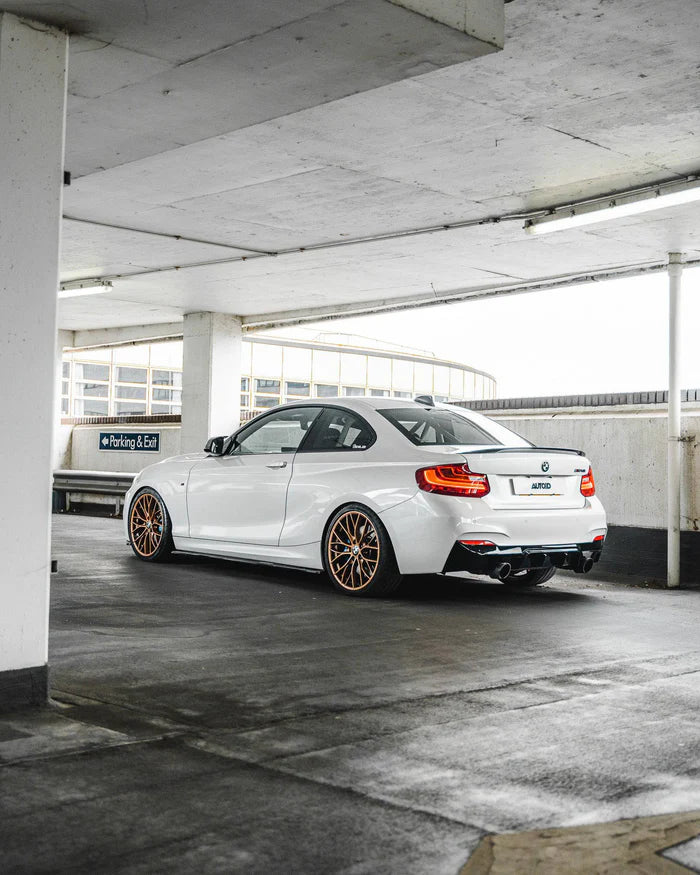 BMW 2 Series M235i & M240i F22 F23 EVO-1 Gloss Black Rear Diffuser by ZAERO (2014-2019) - Reinhart Autohaus