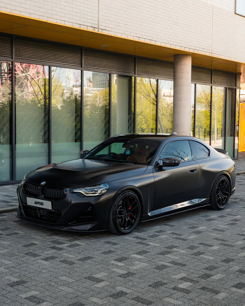 BMW 2 SERIES M SPORT & M240I G42 PRE-PREG CARBON FIBRE ID-01 FRONT SPLITTER BY TRE (2021 + ) - Carbon Splitter