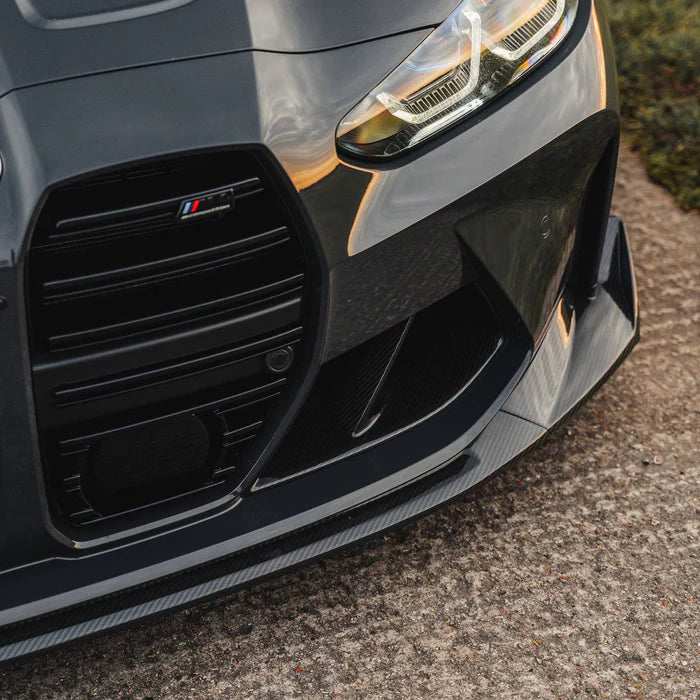 BMW M3 G80 G81 & BMW M4 G82 G83 Pre-Preg Carbon Fibre CSL Front Splitter by TRE (2021+) - Reinhart Autohaus
