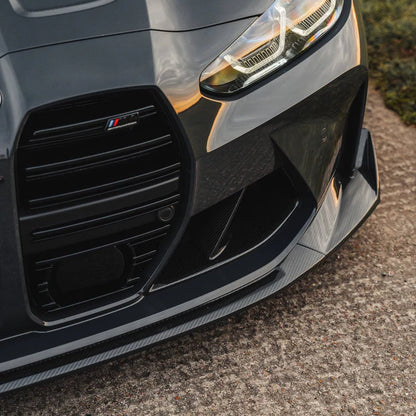 BMW M3 G80 G81 & BMW M4 G82 G83 Pre-Preg Carbon Fibre CSL Front Splitter by TRE (2021+) - Reinhart Autohaus