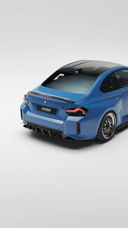BMW M2 G87 EVO-S Gloss Black Rear Diffuser by ZAERO (2023+) - Reinhart Autohaus