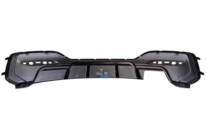 BMW 1 Series M Sport F20 F21 LCI Single Exit (118i 120i 120d 125i) EVO-1 Gloss Black Rear Diffuser by ZAERO (2015-2019) - Reinhart Autohaus