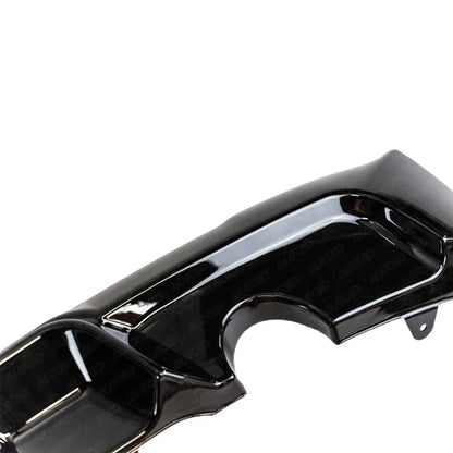 BMW 2 Series M235i & M240i F22 F23 EVO-1 Gloss Black Rear Diffuser by ZAERO (2014-2019) - Reinhart Autohaus