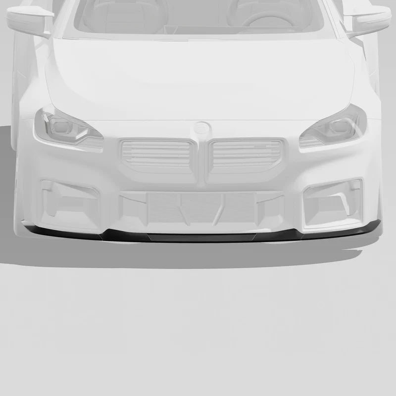 BMW G87 M2 TR87 CARBON FIBRE FLAT FRONT SPLITTER BY TRE (2023 + ) - Carbon Splitter