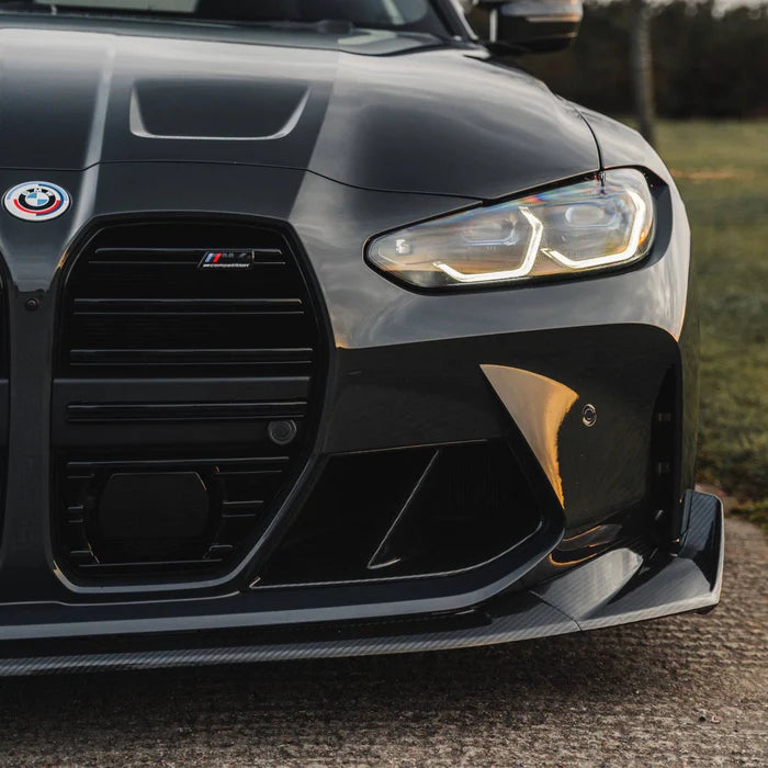 BMW M3 G80 G81 & BMW M4 G82 G83 Pre-Preg Carbon Fibre CSL Front Splitter by TRE (2021+) - Reinhart Autohaus