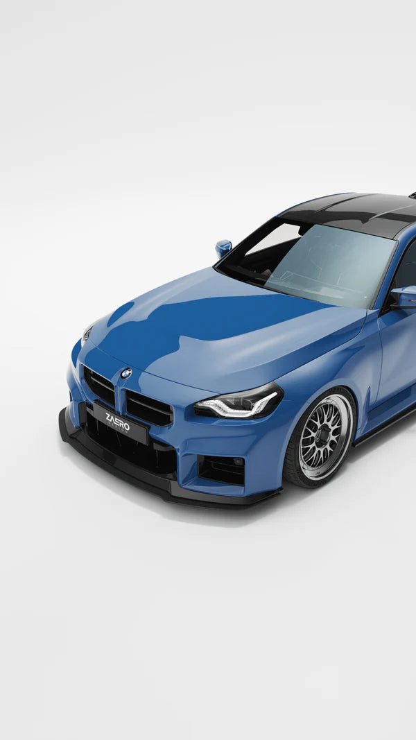 BMW M2 G87 EVO-S Gloss Black Front Lip by ZAERO (2023+) - Reinhart Autohaus