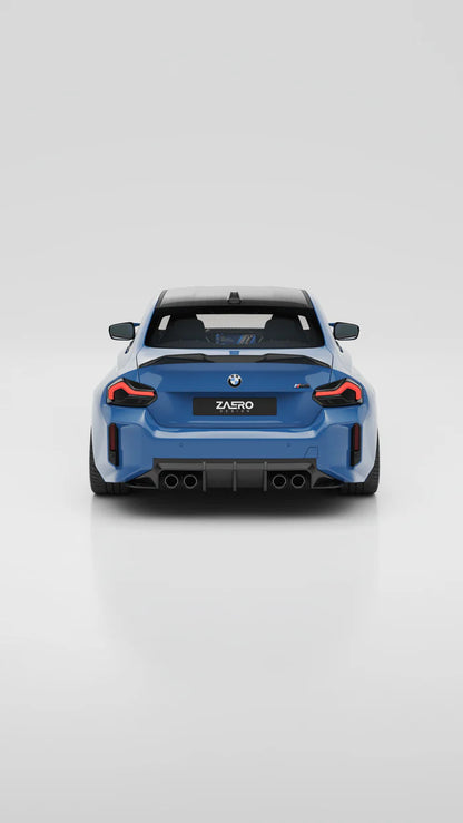 BMW M2 G87 EVO-S Gloss Black Rear Diffuser by ZAERO (2023+) - Reinhart Autohaus