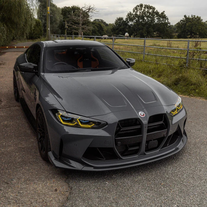 BMW M3 G80 G81 & BMW M4 G82 G83 Pre-Preg Carbon Fibre CSL Front Splitter by TRE (2021+) - Reinhart Autohaus
