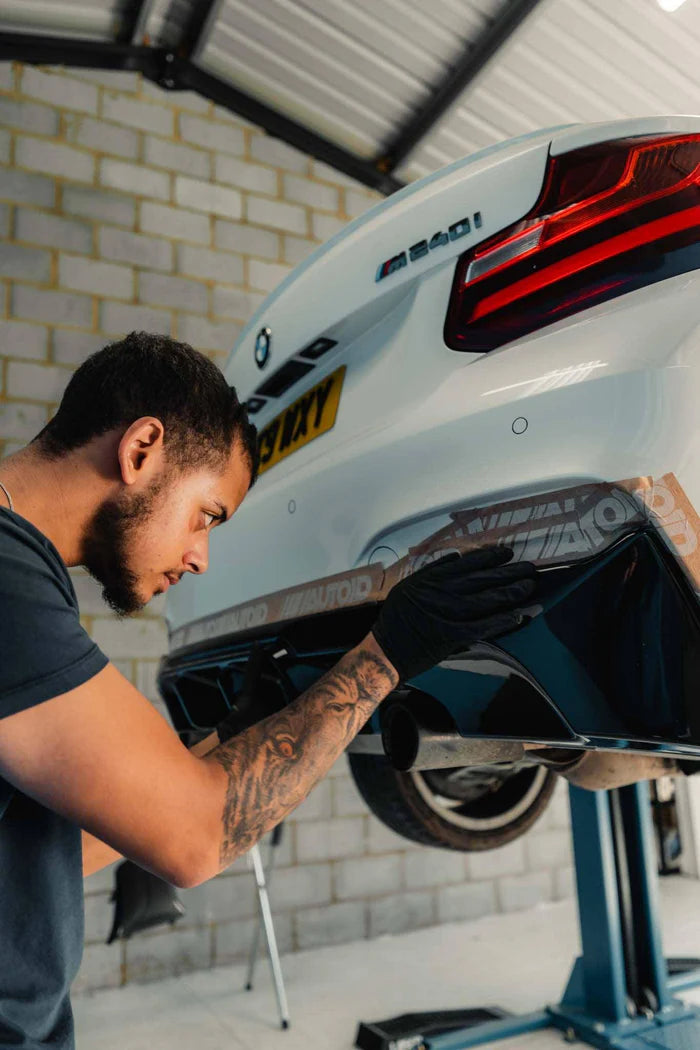 BMW 2 Series M235i & M240i F22 F23 EVO-1 Gloss Black Rear Diffuser by ZAERO (2014-2019) - Reinhart Autohaus