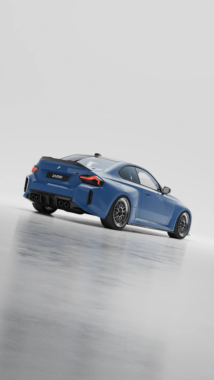 BMW M2 G87 EVO-S Gloss Black Rear Diffuser by ZAERO (2023+) - Reinhart Autohaus