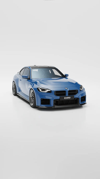 BMW M2 G87 EVO-S Gloss Black Front Lip by ZAERO (2023+) - Reinhart Autohaus