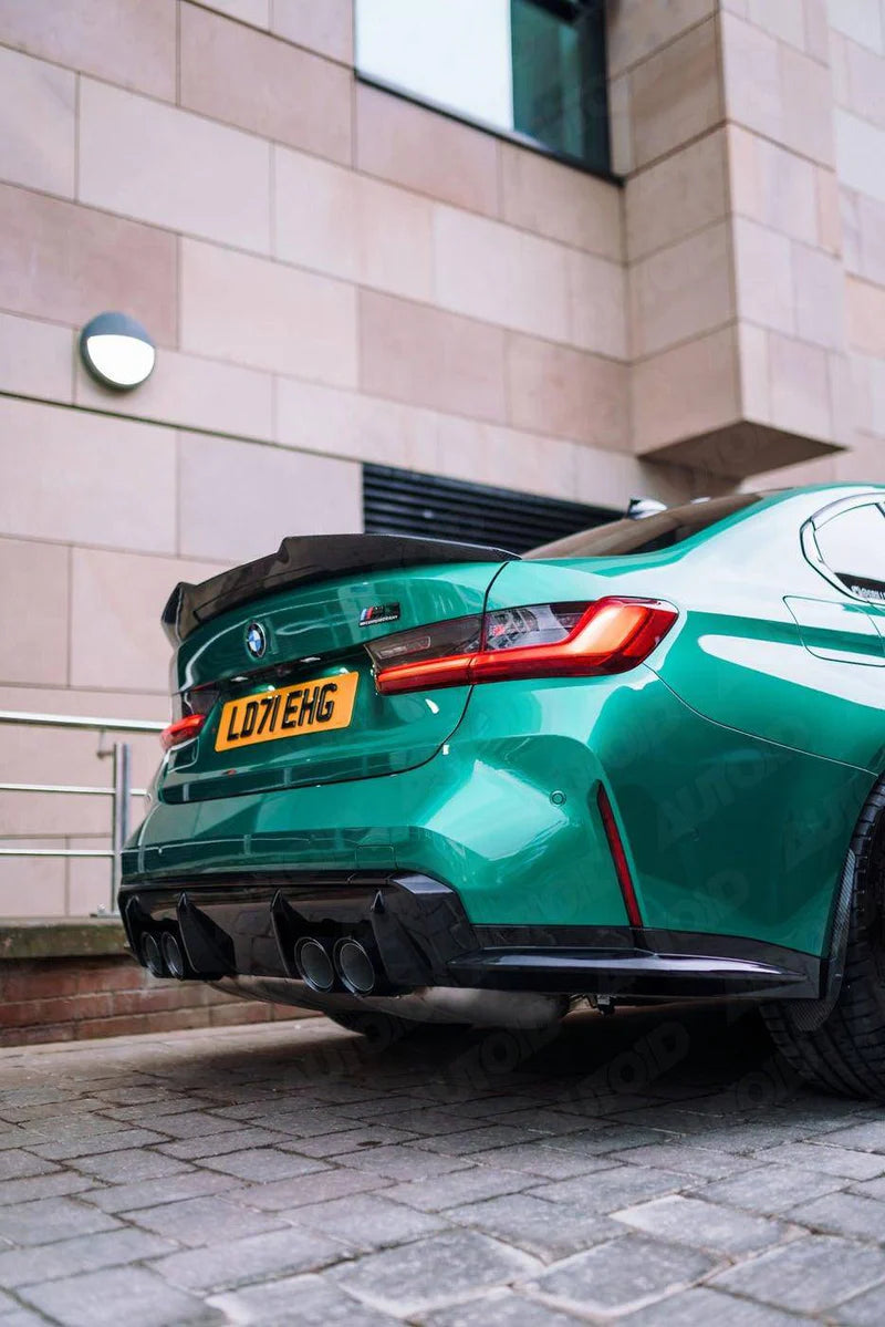 BMW M3 G80 & BMW 3 SERIES G20 PRE-PREG CARBON FIBRE DUCKTAIL REAR SPOILER BY TRE (2018 + ) - Carbon Rear Spoiler