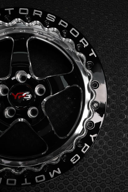 YPG forged beadlock wheel side profile