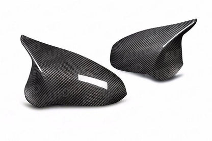 TRE Pre-preg Carbon Fibre Wing Mirror Covers for BMW M2 Competition, M3 & M4 (2014-2021, F87 F80 F82) - Reinhart Autohaus