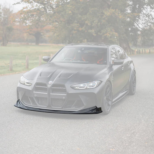 BMW M3 G80 G81 & BMW M4 G82 G83 Pre-Preg Carbon Fibre PR-1 Front Splitter by TRE (2021+) - Reinhart Autohaus