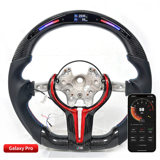 Galaxy Pro LED Steering Wheel for BMW M2 F87/M3 F80/M4 F82/M5 F90 - Steering Wheel