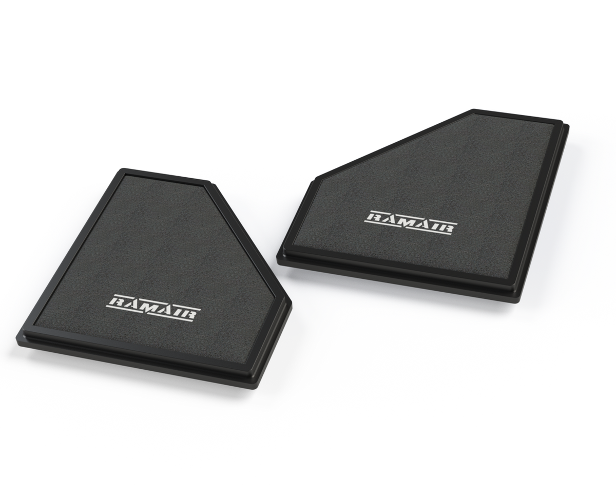 Pair of Ramair Replacement Foam Panel Air Filters to fit BMW M2 M3 M4 3.0T S58 - Panel Filter
