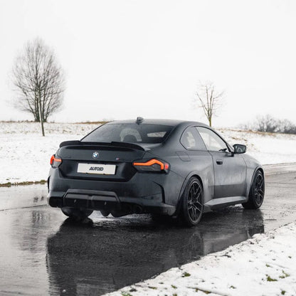 BMW M2 G87 2 SERIES & M240I G42 PRE-PREG CARBON FIBRE ID-01 REAR SPOILER BY TRE (2021 + ) - Carbon Rear Spoiler