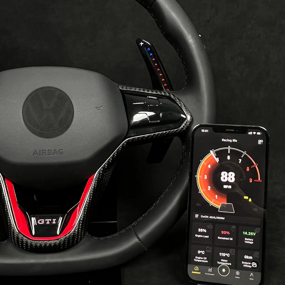 TDD LED Paddle Shifter Extension for Volkswagen Golf MK8 - Paddle Shifters