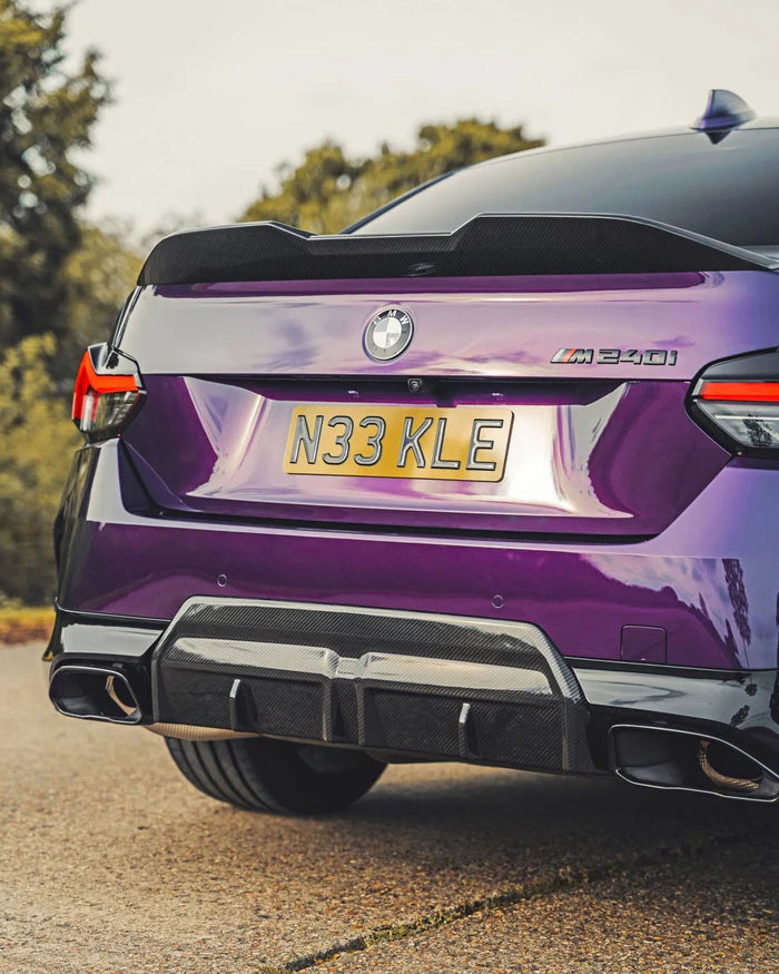 BMW 2 Series 220i & M240i G42 Pre-preg Carbon Fibre Rear Diffuser by TRE (2021+) - Reinhart Autohaus