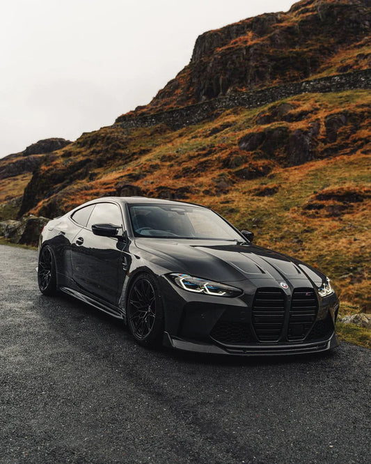 BMW M3 G80 G81 & BMW M4 G82 G83 Pre-Preg Carbon Fibre ID-01 Front Splitter by TRE (2021+) - Reinhart Autohaus