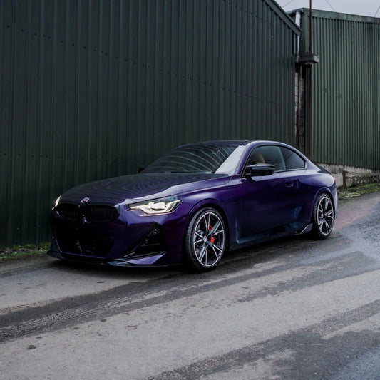 BMW 2 Series M Sport & M240i G42 Gloss Black ID-01 Front Splitter by TRE (2021+) - Reinhart Autohaus