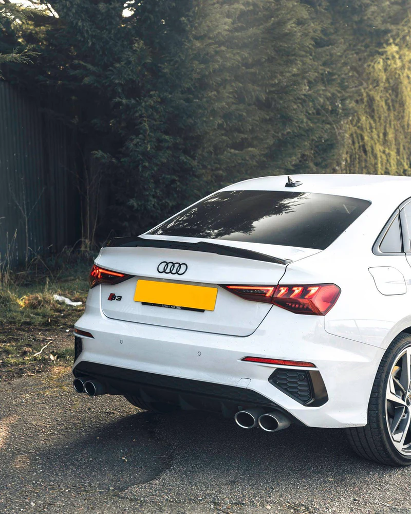 TRE Pre-preg Carbon Fibre Ducktail Rear Spoiler for Audi A3, S3 & RS3 (2021+, 8Y) - Reinhart Autohaus