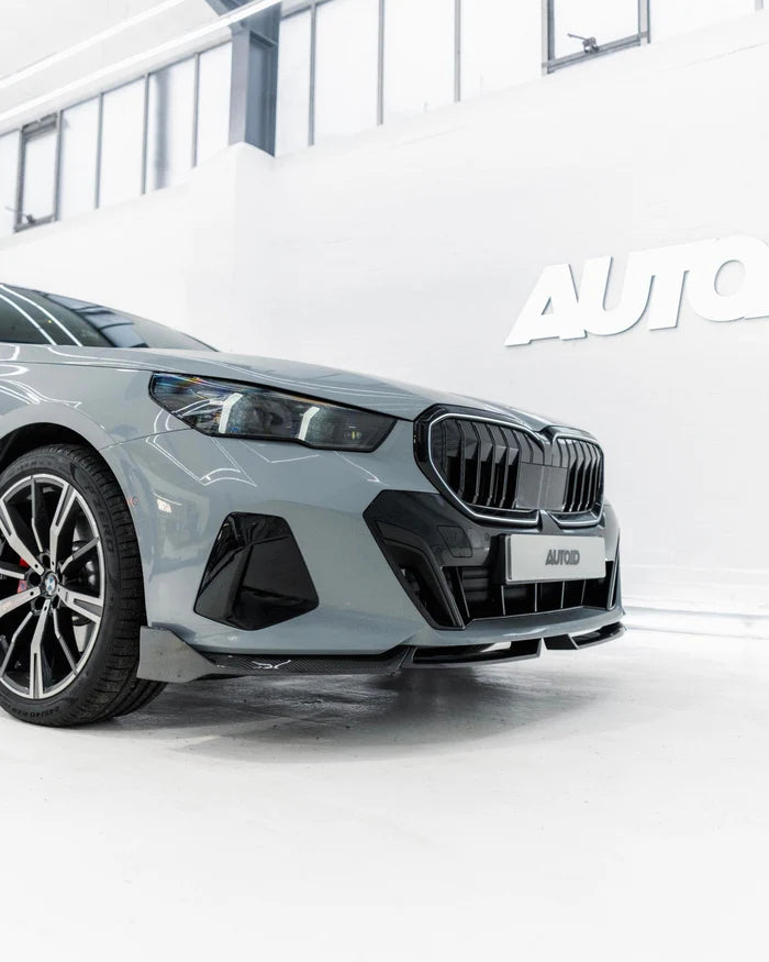 BMW 5 Series G60 G61 M Sport Pre-Preg Carbon Fibre Front Splitter by TRE (2024+) - Reinhart Autohaus