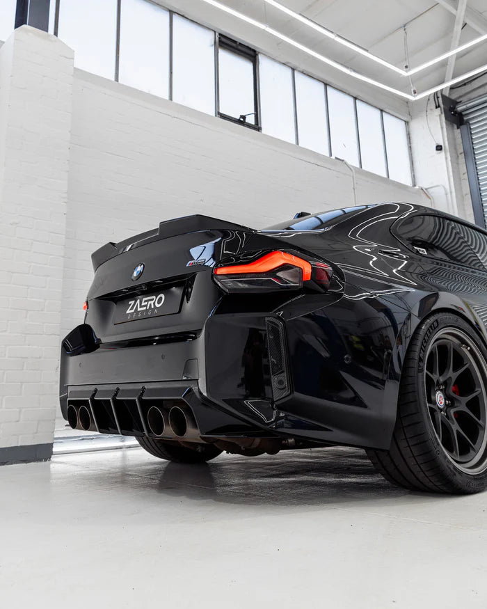 BMW M2 G87 EVO-S Gloss Black Rear Diffuser by ZAERO (2023+) - Reinhart Autohaus